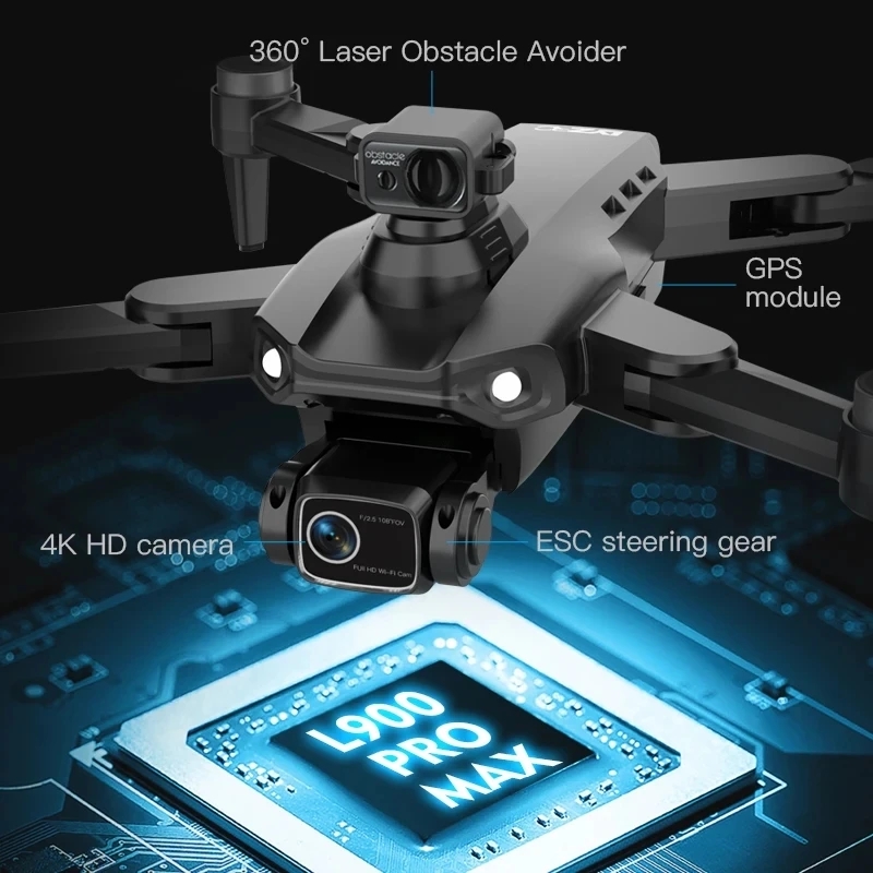 L900 Pro MAX GPS Drone 4K Prof - Drone Ae Rc avaliação e preço
