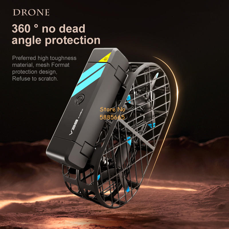 Câmera HD 8K 360 °   Proteção  - Drone Ae Rc avaliação e preço