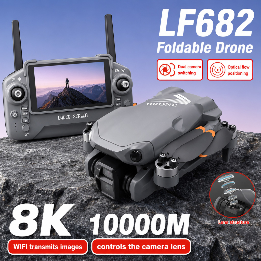 Drone Aéreo LF682 com Câmeras  - Drone Dji Rc Pro avaliação e preço