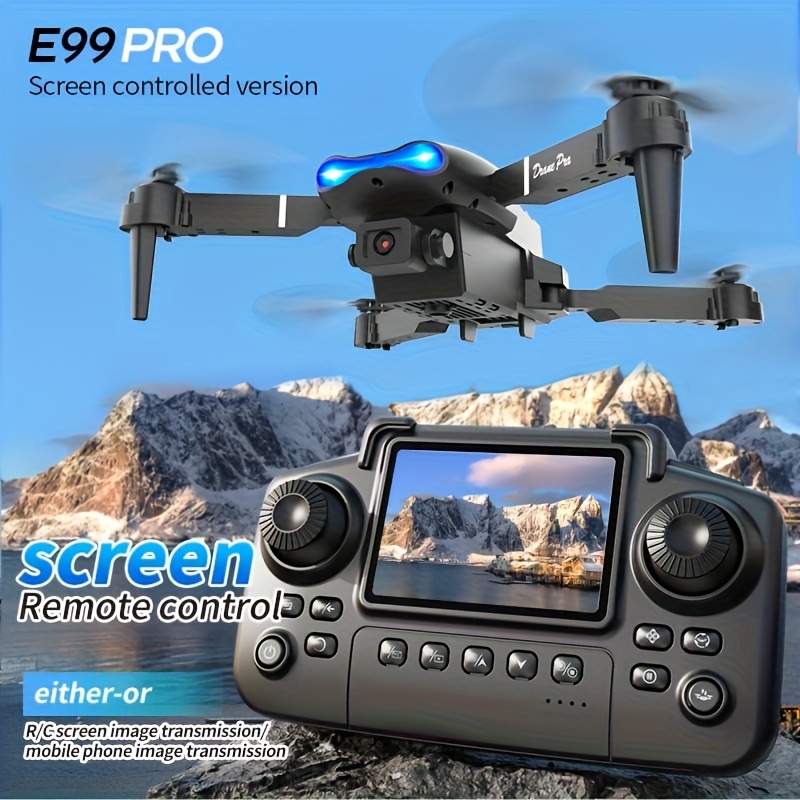 Drone dobrável E99 PRO MAX 202 - Drone Ae Rc avaliação e preço